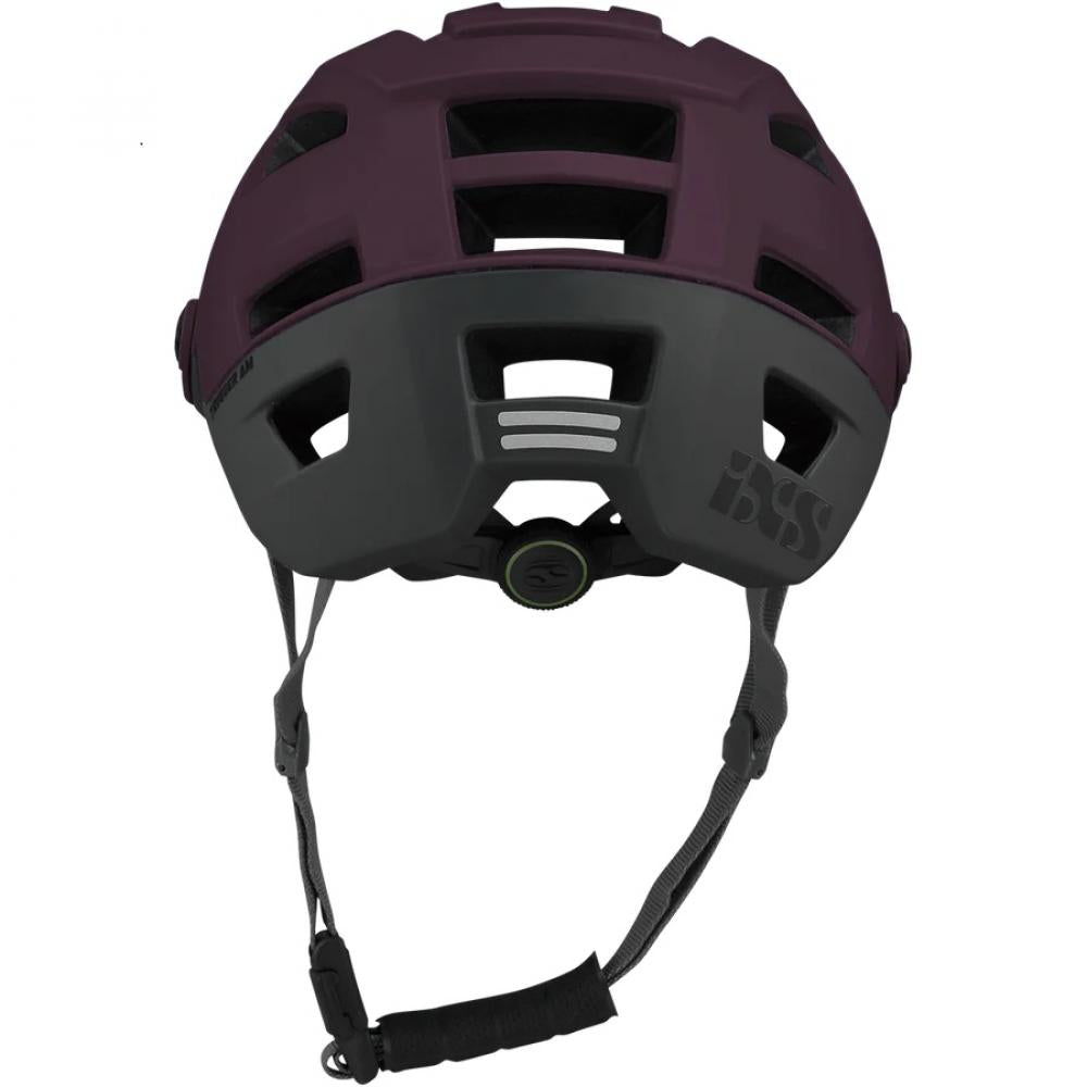 IXS Sports Division iXS Trigger AM helmet M/L Raisin - leichter All-Mountain Fahrradhelm mit Top-Belüftung