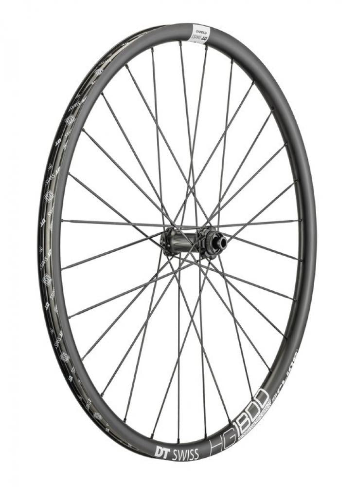 DT Swiss Laufrad HG 1800 Spline 29" 29 schwarz - robustes Hybrid-Gravel-Vorderrad