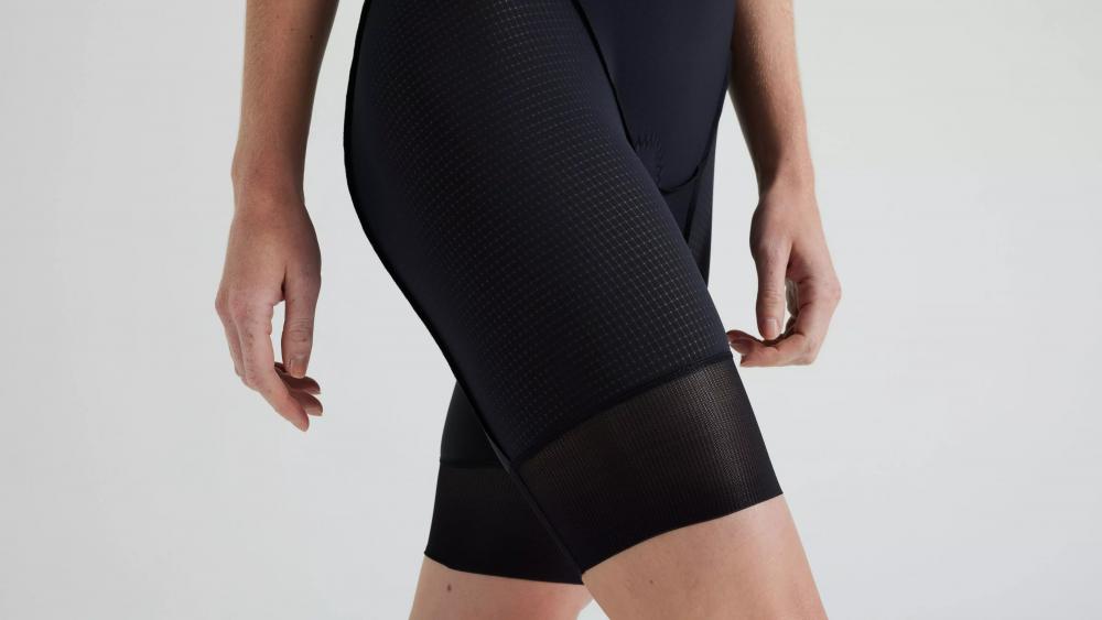 PRIME SWAT LINER BIB SHORT WMN BLK S - Damen Trägerhose mit Sitzpolster - Bibshort