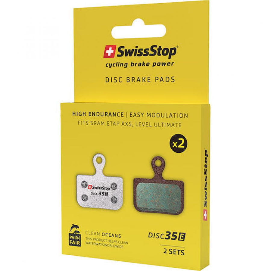 Bremsbeläge SWISSSTOP Bremsbeläge Disc 35 E 35 silber - leiser E-Bike Bremsspezialist