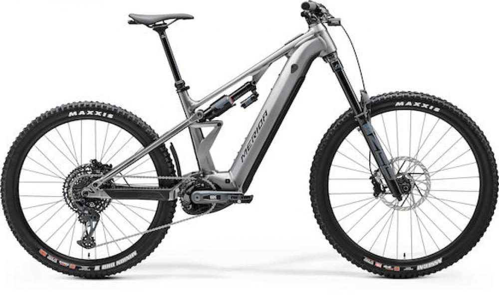 Merida eONE-EIGHTY 700 I1 glossy gunmetal XL Grau - leistungsstarkes E-MTB für anspruchsvolle Trails