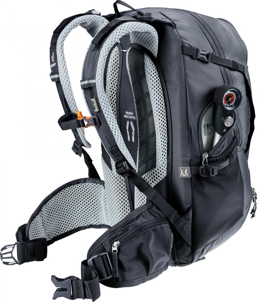 Deuter Trans Alpine 22 SL Fahrradrucksack 22L Schwarz - Damen-Mehrtagesrucksack für alpine Touren & MTB