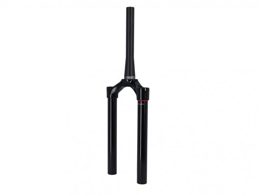 Glänzend schwarze RockShox Pike Fahrradgabel (CSU) für Mountainbikes, Boost 15x110mm, 46 Offset.
