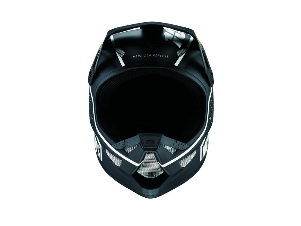 100% Status helmet XL Dreamflow Black - leichter Fullface-Helm mit Top-Schutz