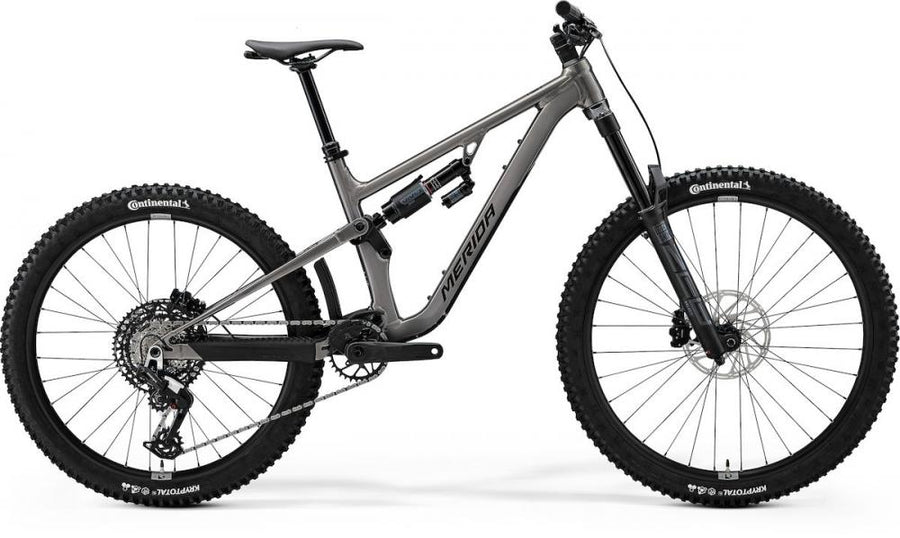 Merida ONE-SIXTY 700 S grau - leistungsstarkes Enduro-MTB für anspruchsvolle Trails