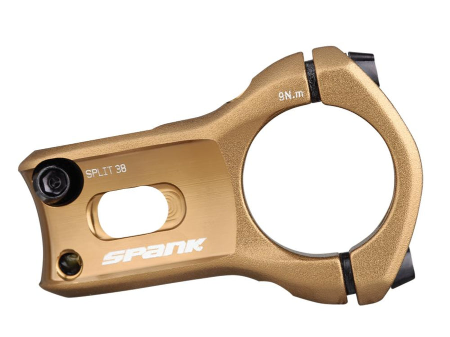 Spank Split Stem 31.8 mm Vorbau 38 mm Bronze - Gewichtsoptimierter Enduro-Vorbau 138 g