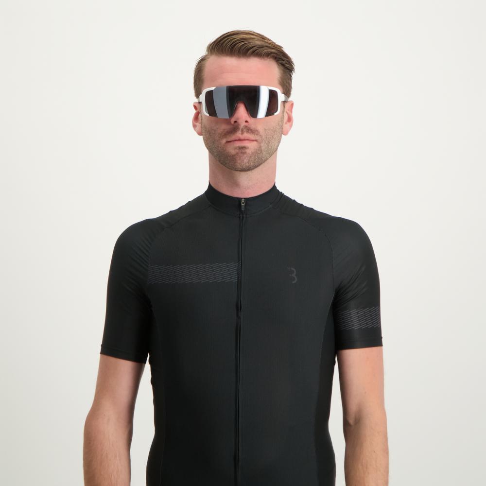 BBB Cycling BBB sportbril Chester Smoke flash M matt - stabile Sportbrille mit Vollrahmen-Schutz