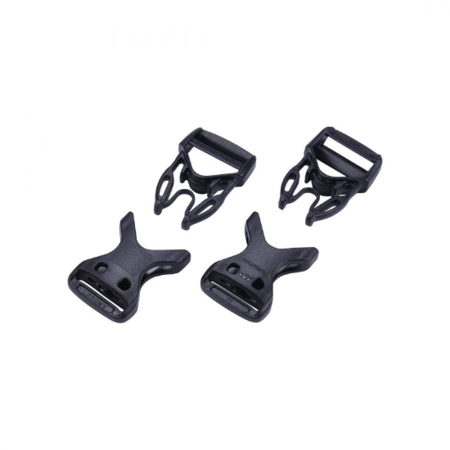 buckle sets Front Fellow/SideKick (2 male, 2 female) 20mm 20mm schwarz
