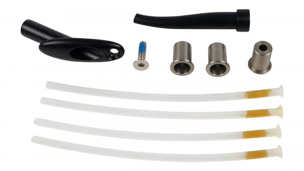 CABLE CBS CABLE STOP KIT - Adapter - CBS CABLE STOP KIT, SL4 ROAD BIKES, INCLUDES: TOP HATS, CABLE SHEATHS, CHS EXIT FUNNEL, AND EXTERNAL BOLT-ON STOP