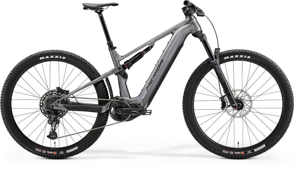 Merida eONE-FORTY 675 IV1 S (40.5) gunmetal/schwarz - leistungsstarkes E-MTB für Trail und Tour