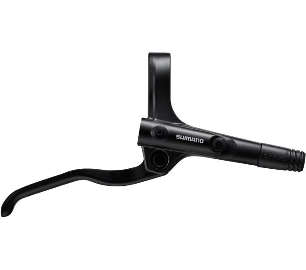 Shimano BL-MT200 3-Finger Bremshebel rechts für hydraulische Scheibenbremsen in Schwarz.