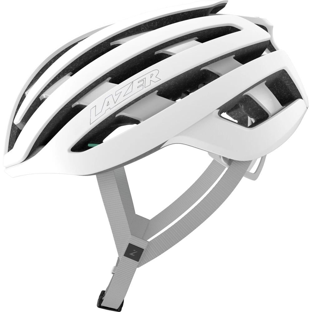 LAZER Z1 KinetiCore Rennradhelm - matte full white S - extrem leicht & top belüftet