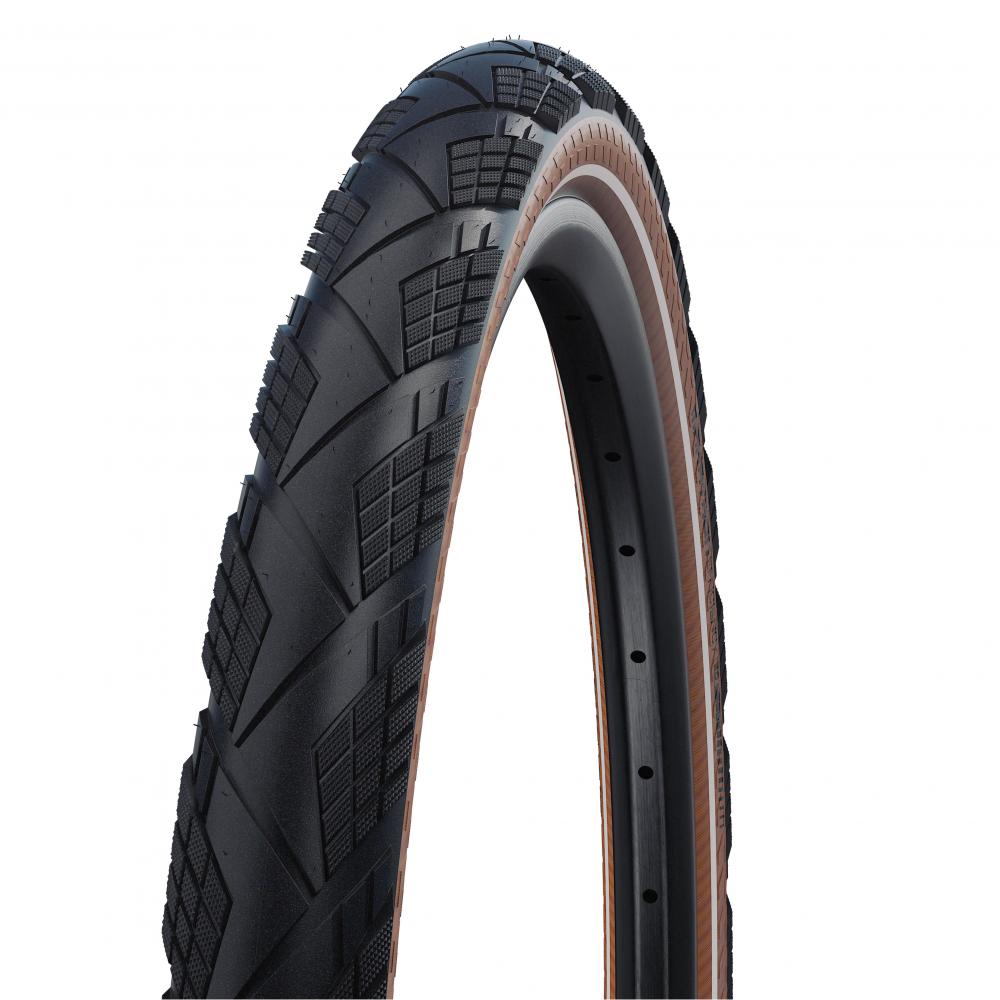 Schwalbe Reifen Marathon Efficiency 27.5x2.35" 60-584 schwarz/braun Reflex TLE E-50 HS617 faltbar"