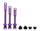 Procraft Tubeless-Ventile 50 mm Lila - 7071 Aluminium mit austauschbarer Gummibasis