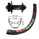 XLC Laufrad|Vorderrad 27.5 6-Loch schwarz Schnellspanner 32-Loch DT Swiss D466 Disc schwarz Nirosta-Speichen schwarz
