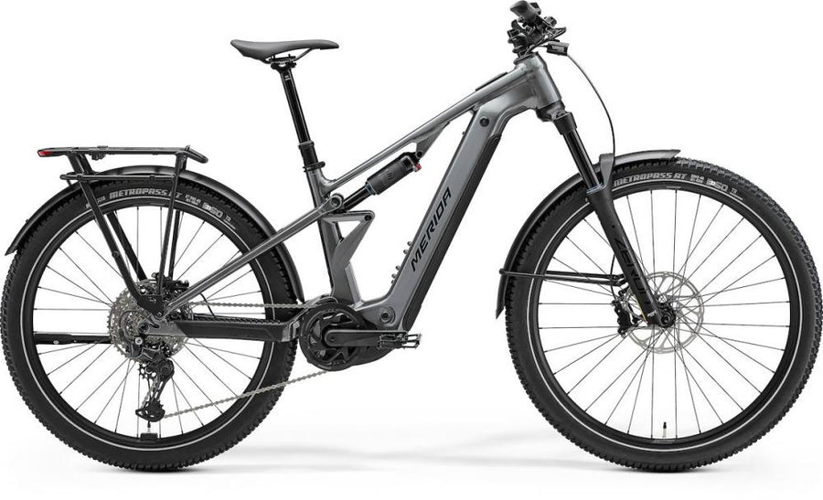 MERIDA ETMO 500 EQ E-SUV Fully L, gunmetal grey black, Bosch PX 90 Nm, 600 Wh Akku, 140 mm Federweg