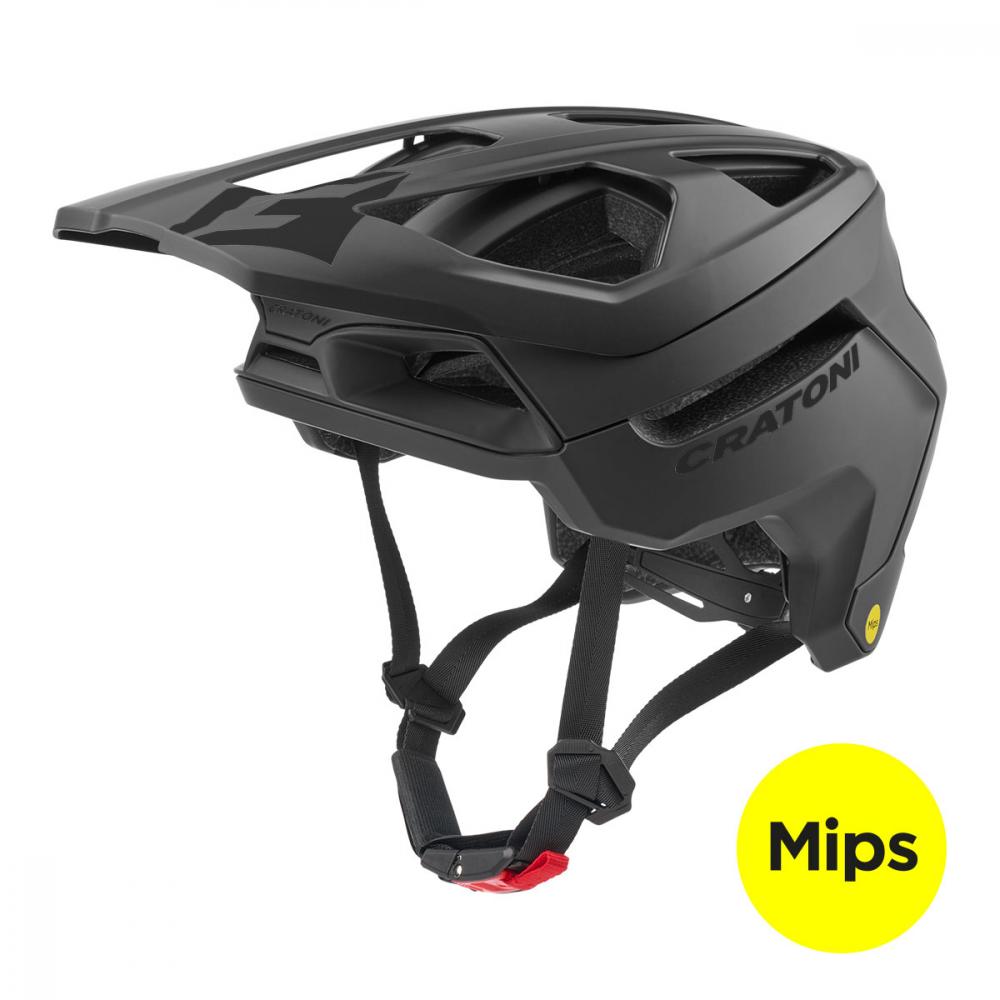 Fahrradhelm Cratoni MadFlex MIPS RECCO schwarz matt, Gr. M/L (58-61cm)