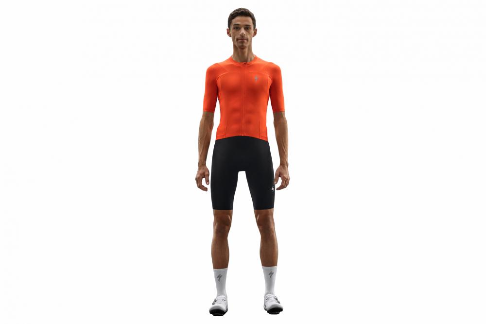 SPECIALIZED S-Works Race-Trikot Herren Fiery Red Größe L - Aerodynamisches Rennrad-Trikot mit Premium-Performance