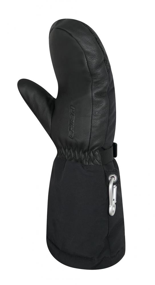 CHIBA Thermo Mitten - wasserdichte wintertaugliche Radhandschuhe, Größe 8, schwarz