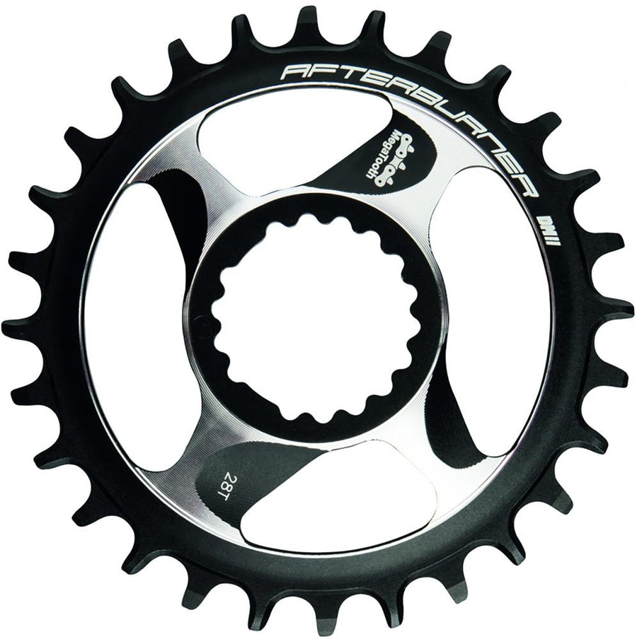 FSA Afterburner Kettenblatt MTB Direct Mount 28 T Schwarz - MegaTooth Aluminium AL7075