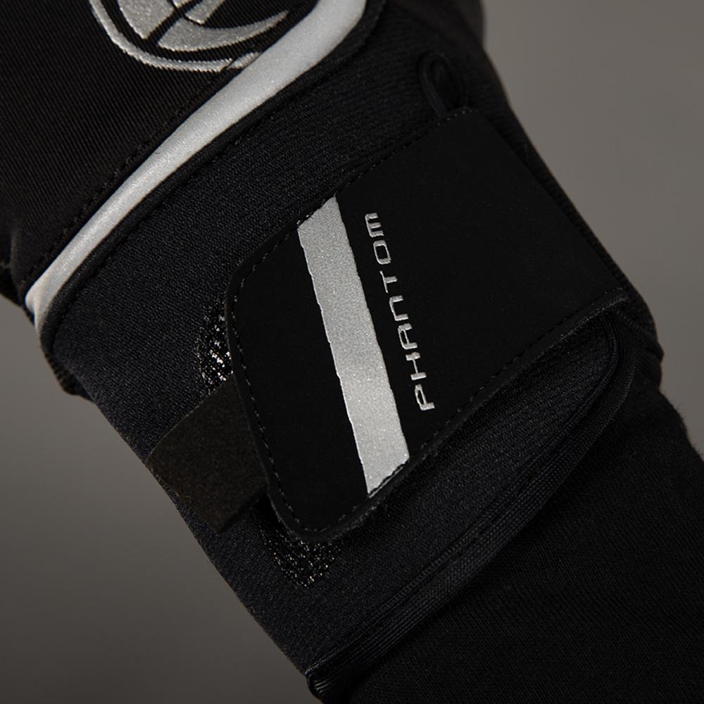 CHIBA Phantom - Radhandschuhe S schwarz/neongelb, winddicht & touchfähig