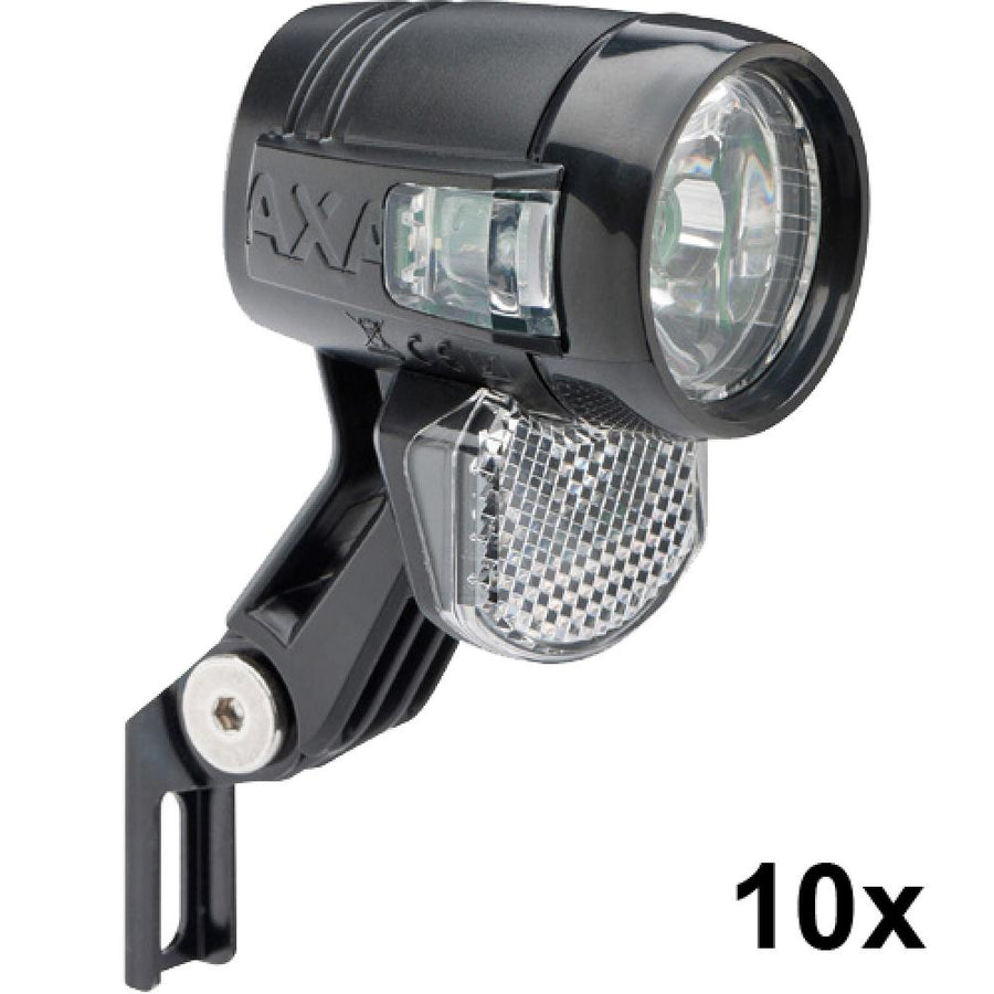 Axa Dynamo-Scheinwerfer Blueline 30 Steady Auto WS LED schwarz 10 Stück AXA NL 93951695WS