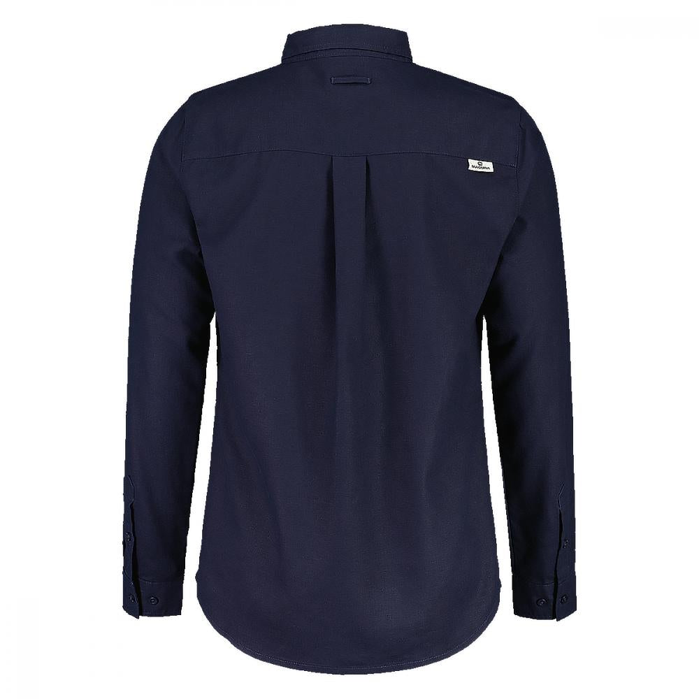 MAGURA Night Blue Shirt highfivemtns, L Blue - funktionelles Freizeit- und Bike-Hemd