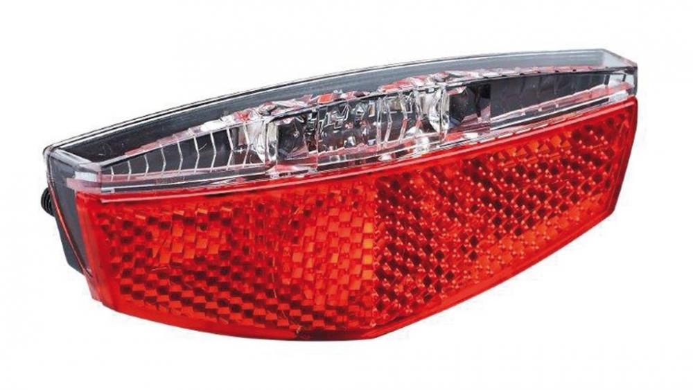 Büchel LED-Rücklicht Tivoli mit Standlicht für Gepäckträger, Dynamo-Version, StVZO-zugelassen.