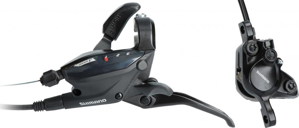 SHIMANO Scheibenbremse EF505/MT200 VR - hydraulisch, vormontiert, 606 g
