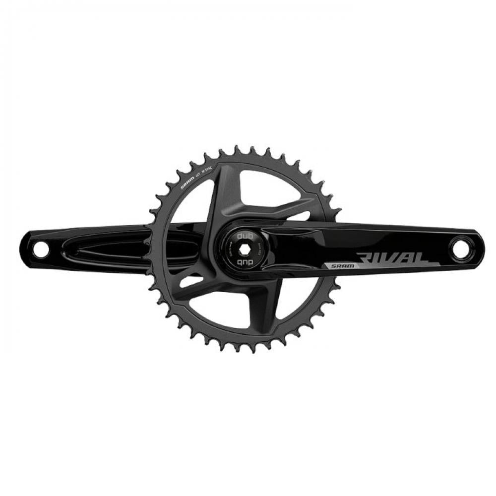SRAM Kurbelgarnitur Rival 1 WIDE 175 mm - breite Kettenlinie für maximale Gravel-Freiheit