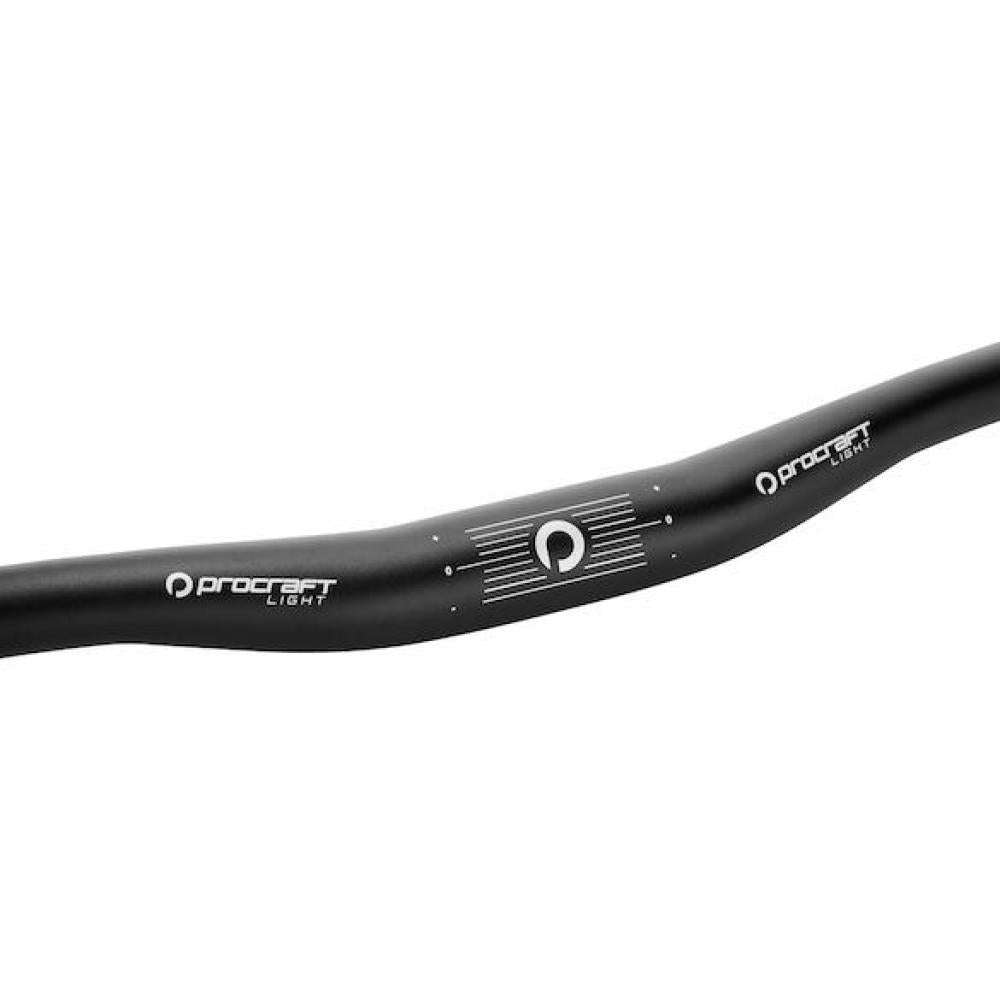 Procraft Lenker Pro Rise 31,8mm/9°/780 mm Schwarz - Super-Breiter Low-Riser MTB-Lenker
