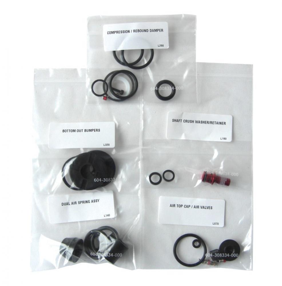 RockShox Service Kit SID 08-15 11.4015.300.000: Verschiedene Dichtungen und Ersatzteile für Fahrrad-Federgabel.
