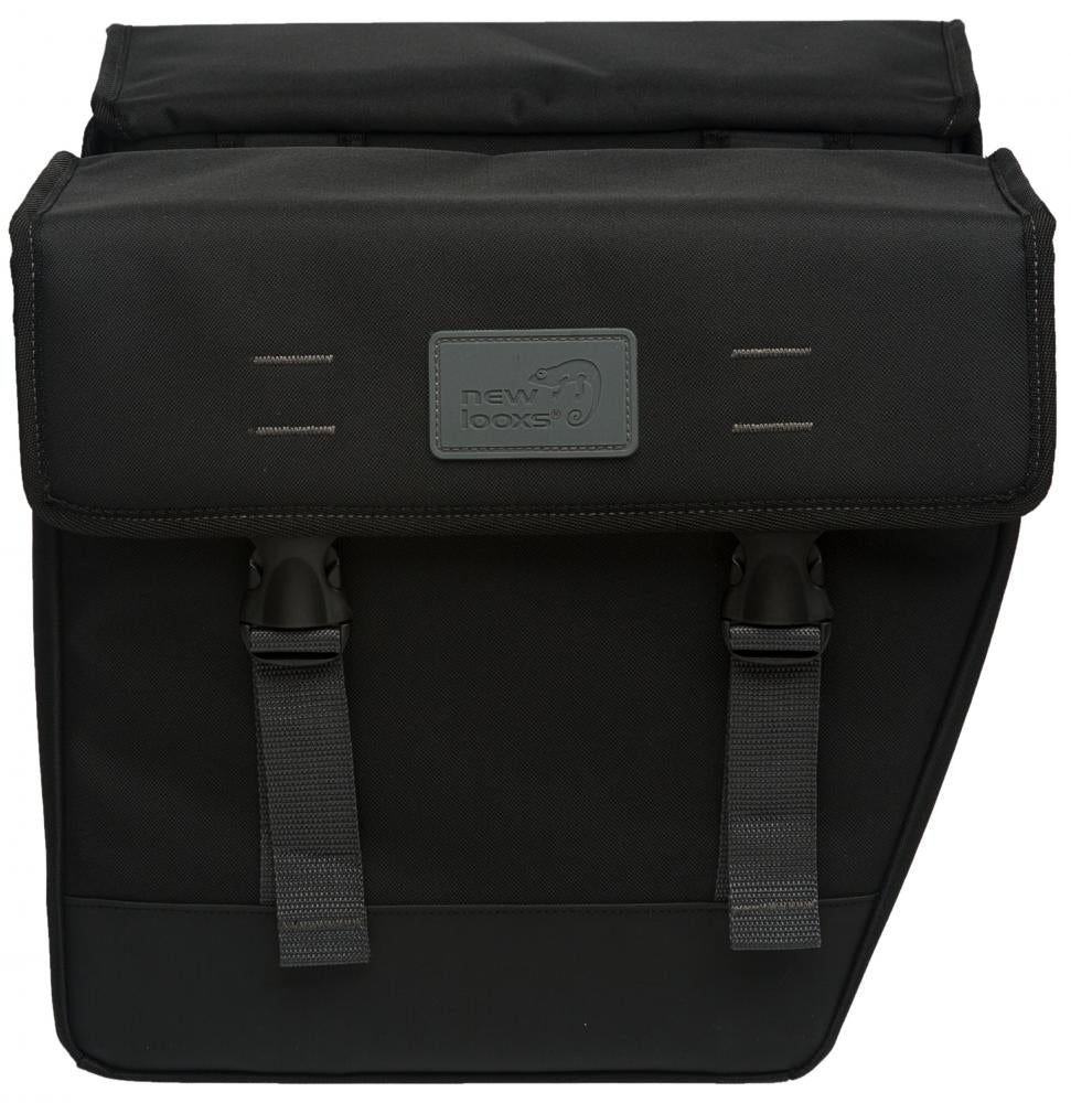 New Looxs Doppelpacktasche Origin Double Hybride Black 2 x ca. 18-20 L Black - viel Stauraum für Alltag & Tour