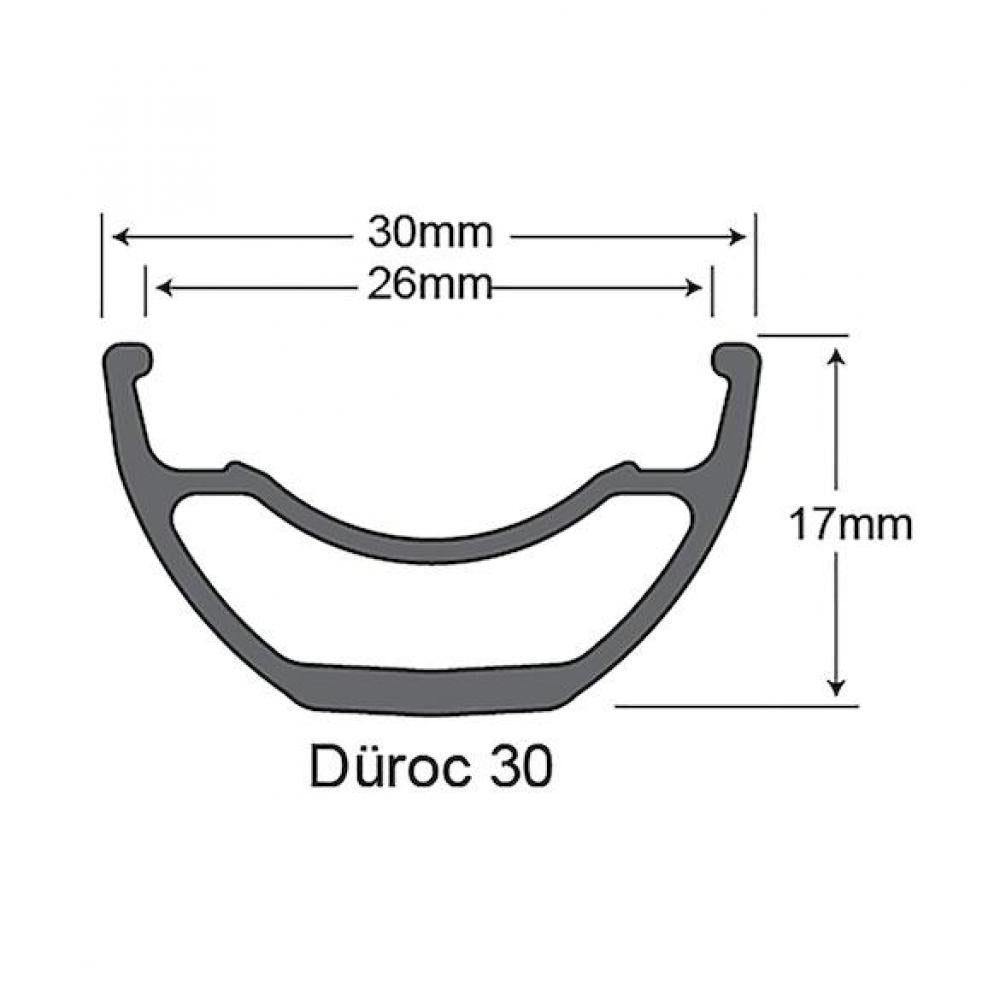 SUNringle Felge Düroc 30 20" 20 Zoll schwarz - High-Performance-Kinderlaufradelge neueste Version