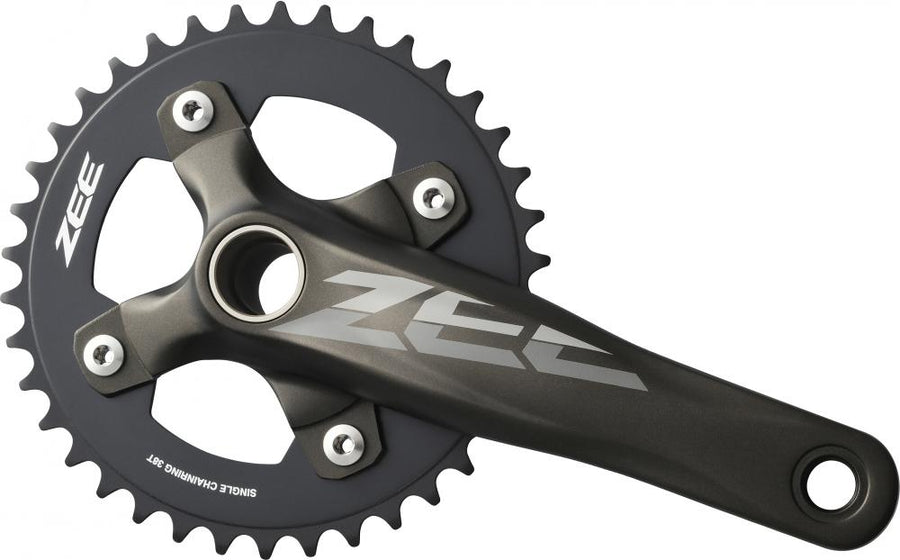SHIMANO Kurbelgarnitur ZEE FC-M640 Kurbelgarnitur - 10-fach, 170 mm, 36 Zähne