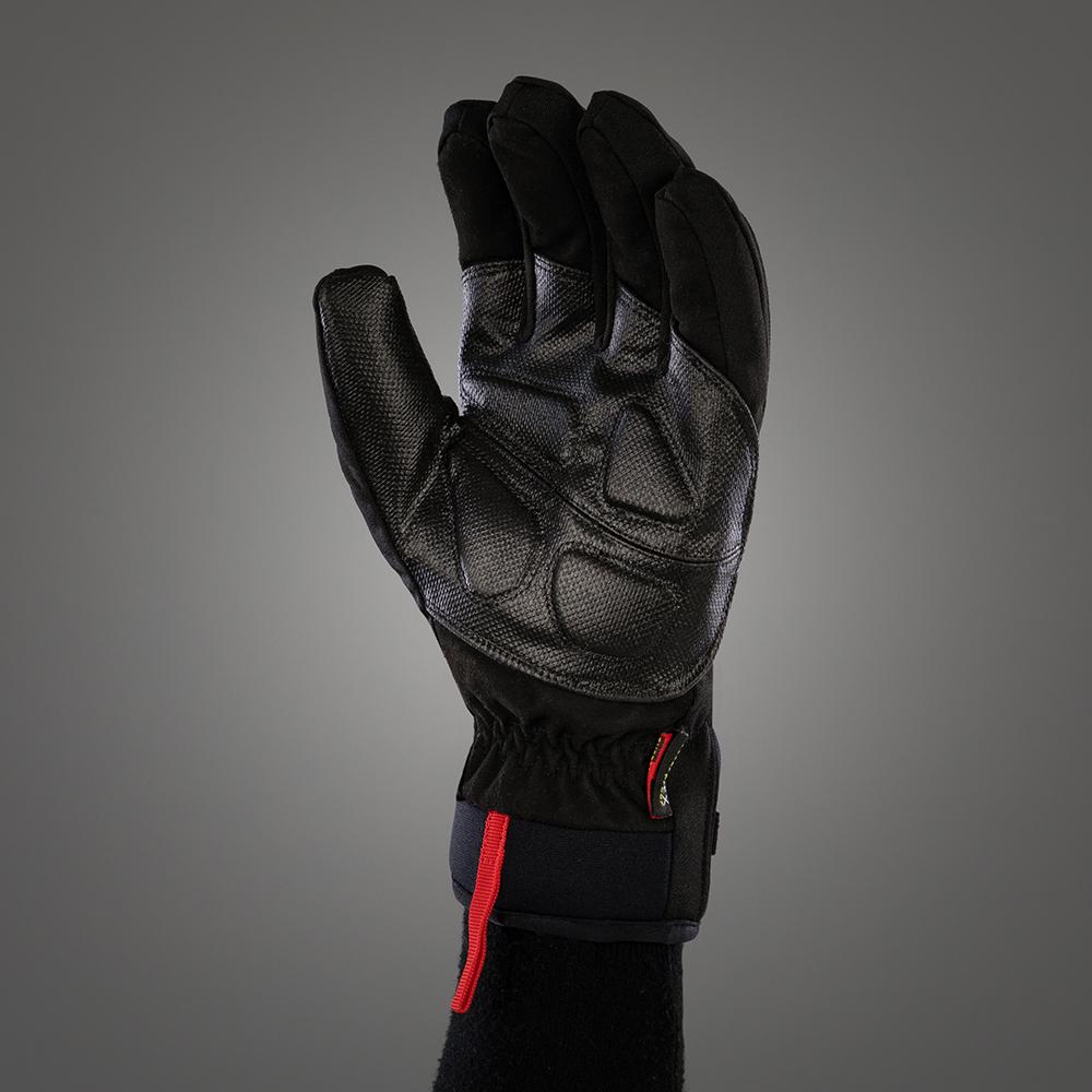 CHIBA Warm Winter - wasserdichte Winter-Radhandschuhe, schwarz, Größe M