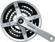 SHIMANO Kurbelgarnitur TOURNEY FC-TY501 Kurbelgarnitur - 6-fach, 7-fach, 8-fach, 170 mm, 48-38, 28 Zähne
