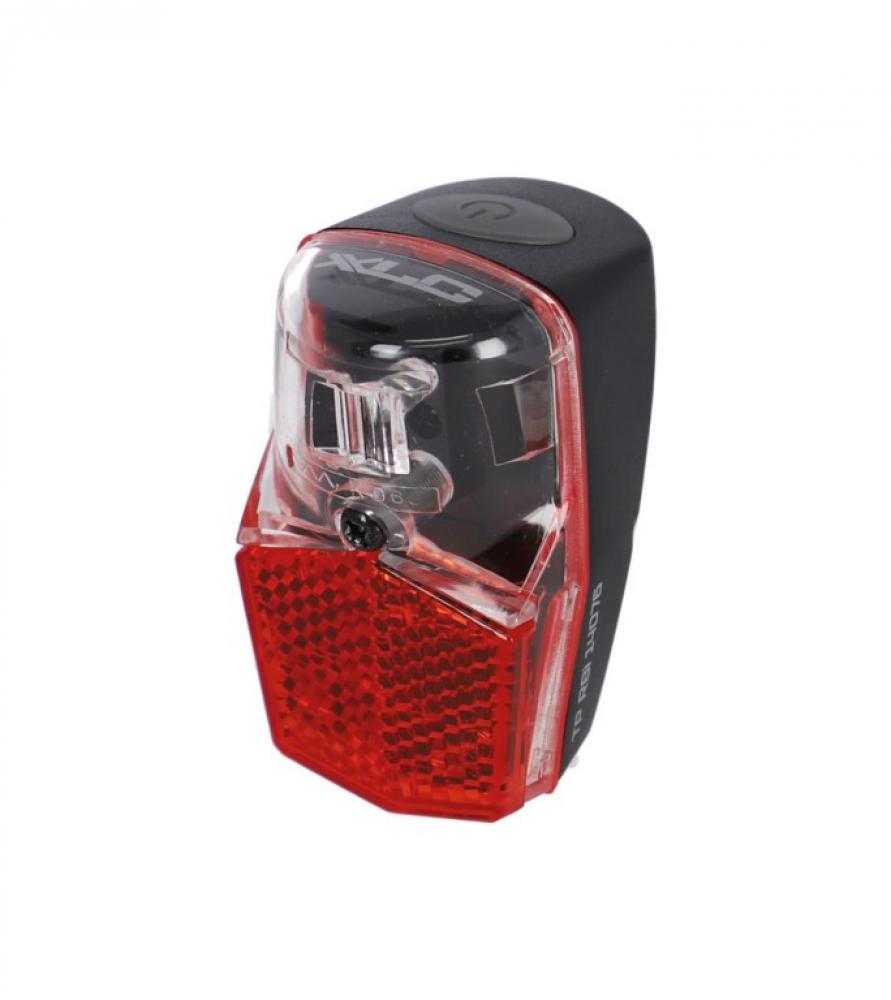 Cl-e52 Led-rücklicht Für Schutzblechmontage, Batteriebetrieben, Schwarz/rot, Ean 4055149366223, Stvzo-zugelassen, Inklusive 2 Aaa-batterien