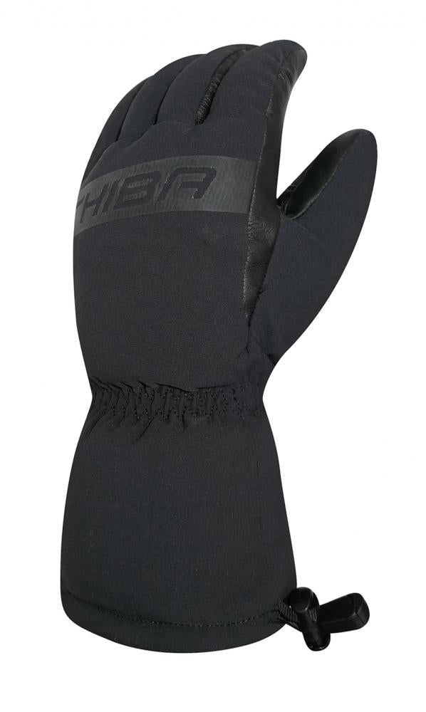CHIBA Supersoft Finger - wasserdichte Radhandschuhe, Größe 11, schwarz