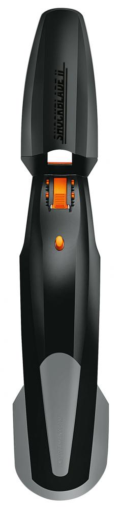 SKS Shockblade MTB Schutzblech 26-27 Zoll aus 2K-Kunststoff mit Quick-Release in Schwarz-Grau.