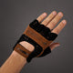 CHIBA Retro - Radhandschuhe kurzfinger schwarz/braun, XXL