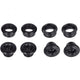 FSA Kettenblattschrauben E-Bike Edelstahl M8 x 15 mm Schwarz - sichere Kettenblattmontage