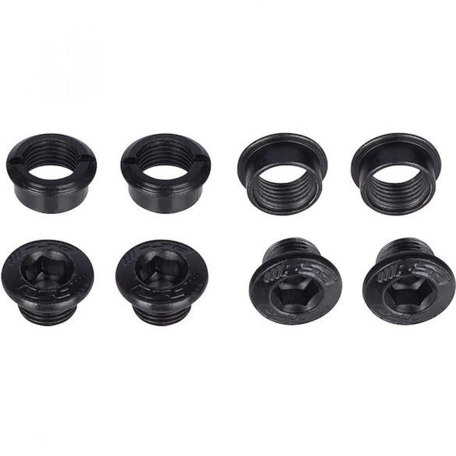 FSA Kettenblattschrauben E-Bike Edelstahl M8 x 15 mm Schwarz - sichere Kettenblattmontage