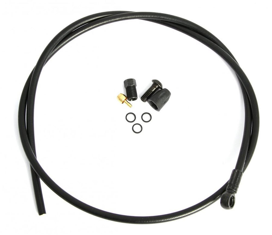 Hayes Bremsleitung Stroker schwarz 160 cm schwarz - präzise Bremsperformance für Scheibenbremsen