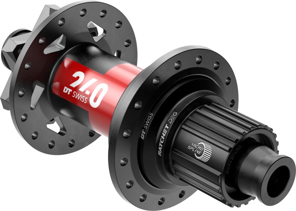 DT Swiss Nabe MTB HR 240 DEG Classic 32 Loch Schwarz - maximale Beschleunigung