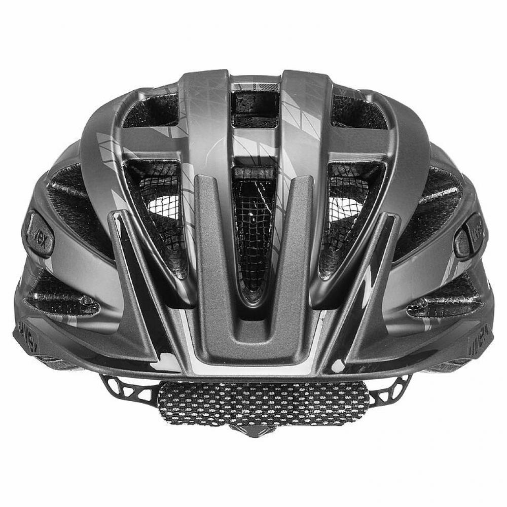 uvex i-vo cc Fahrradhelm black-smoke matt 52-57 cm - leichter Allrounder mit 24 Belüftungen, 3D IAS, Inmould-Technologie, LED-ready