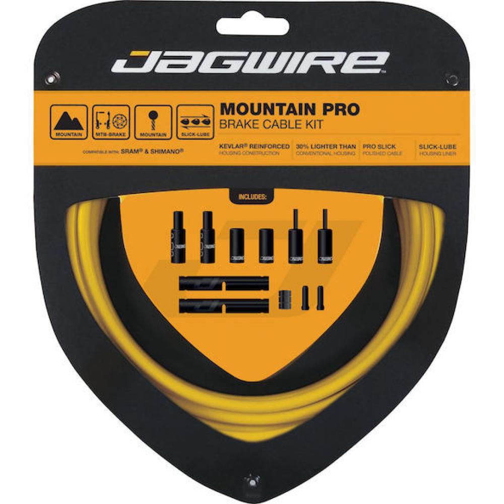 Mountain Pro Bremszugset Kevlar-verstärkt Gelb - Präzise Bremsleistung