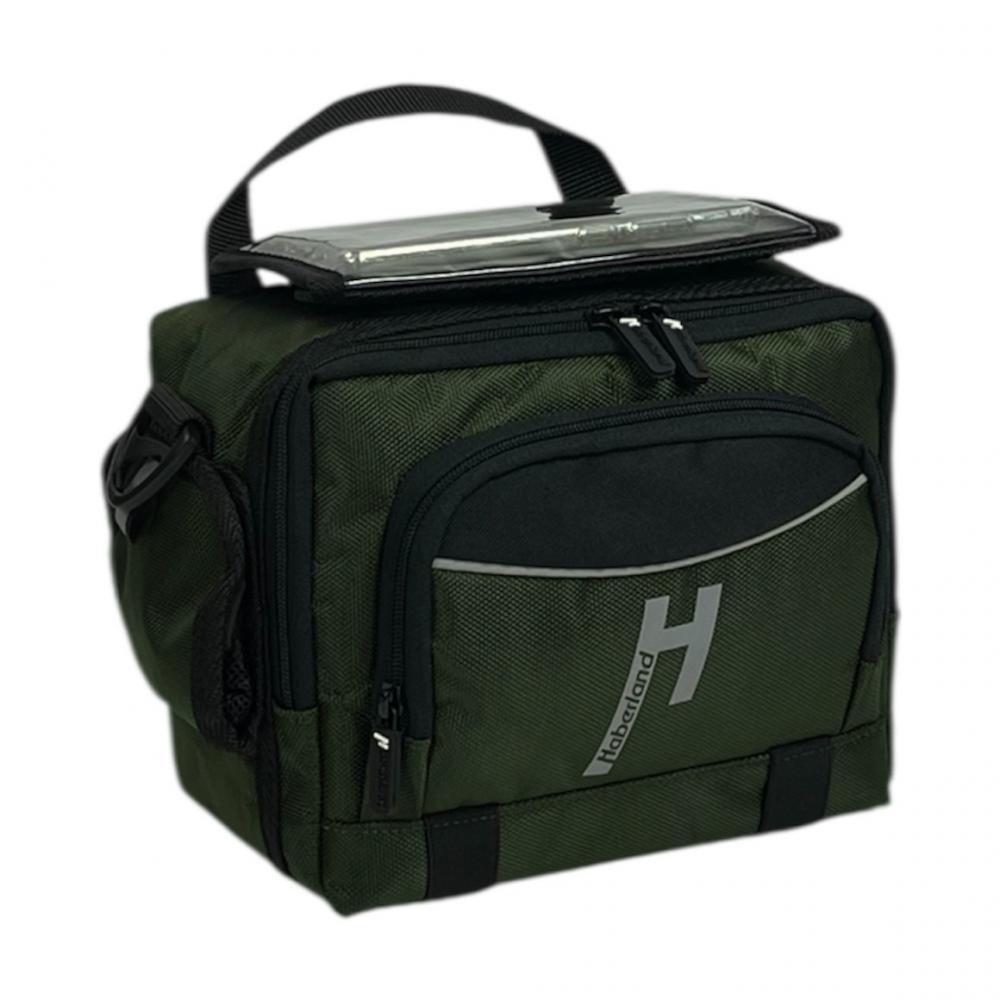 Haberland Lenkertasche 6l Bottle grün/schwarz - praktische Lenkertasche mit Flaschenfach