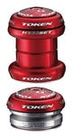 TOKEN Steuersatz hEGGset AHead 2in1 1 1/8\" rot (34/41mm)