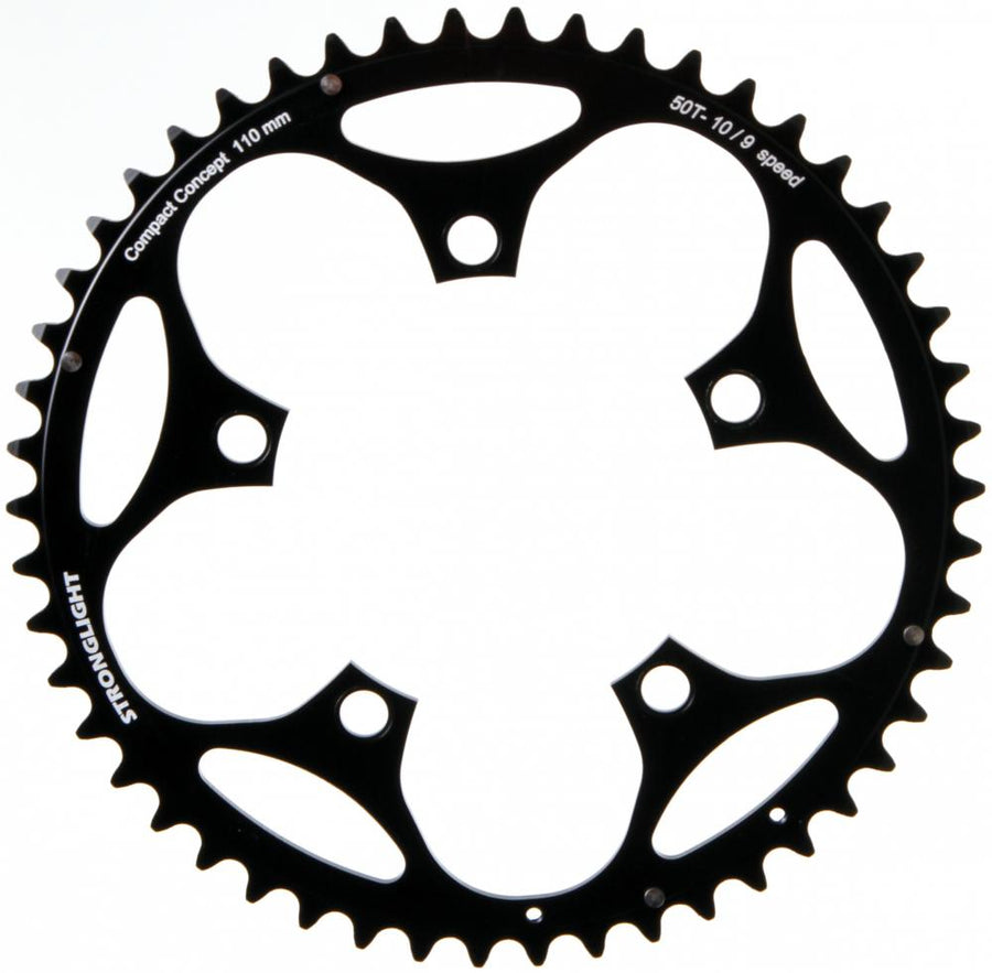 Stronglight Dural 5083 Kettenblatt 50 Zähne - Schwarz - 110 mm BCD